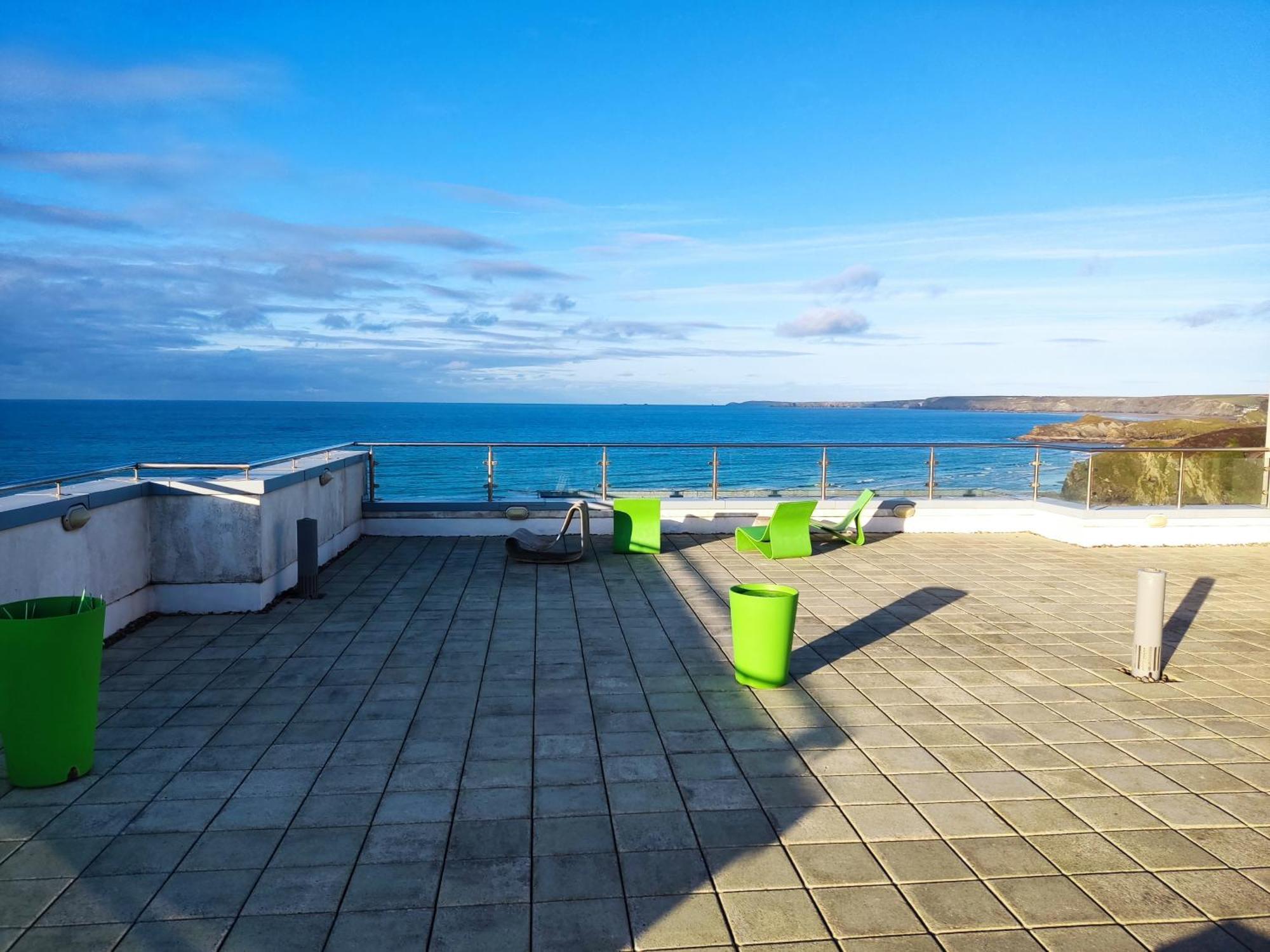 Newquay Rocklands Beach View Eksteriør bilde